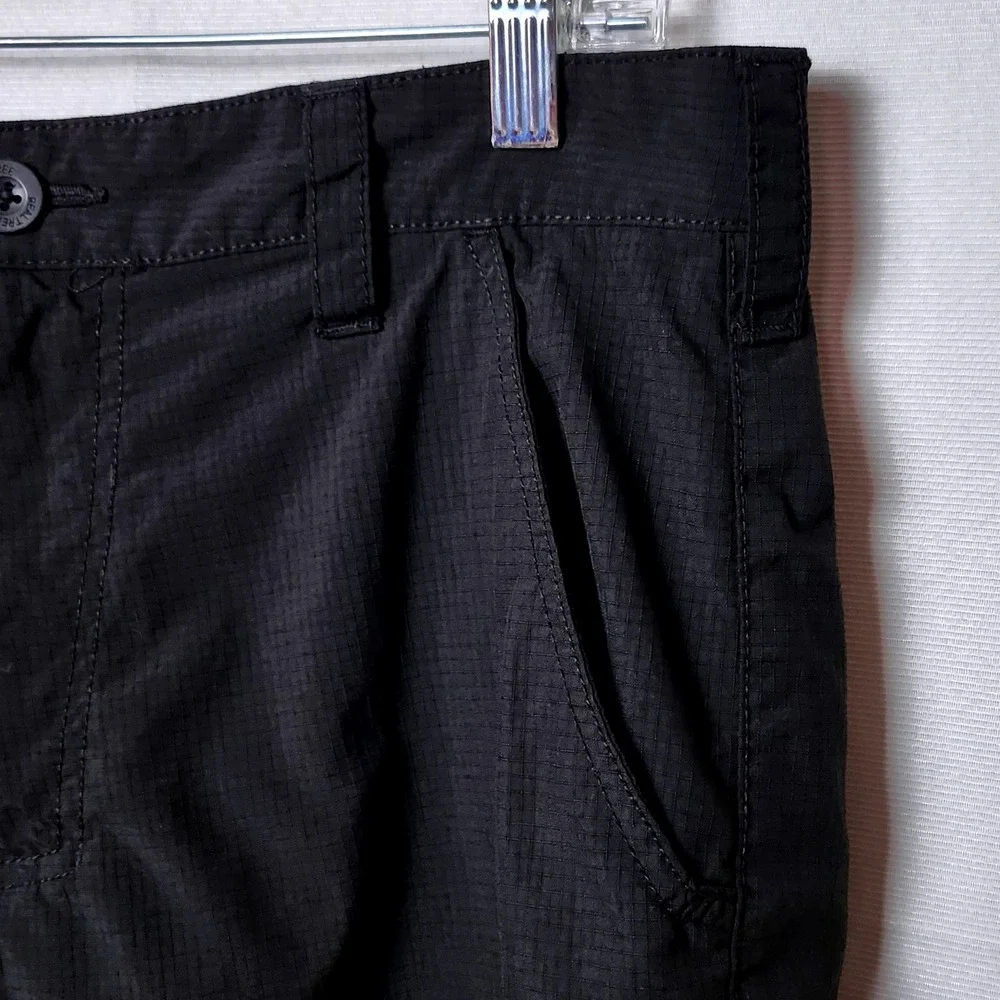 REALTREE NYLON HYBRID‎ FISHING CARGO SHORTS MENS 34 BLACK